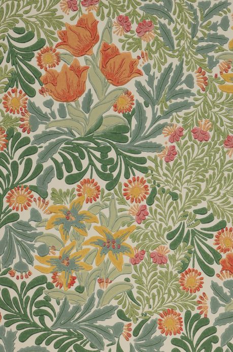 William Morris Wallpaper Wallpaper Bower shades of green A4 Detail