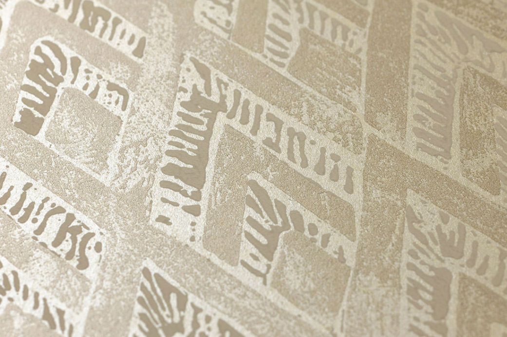 Geometric Wallpaper Wallpaper Tristan gold Detail View