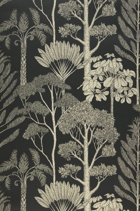 Dining Room Wallpaper Wallpaper Trees anthracite Roll Width