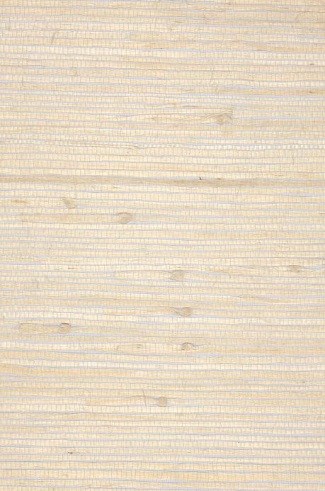 Eco-friendly Wallpaper Wallpaper Grass on Roll 04 light ivory A4 Detail
