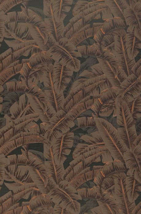 Botanical Wallpaper Wallpaper Flavia brown tones Roll Width