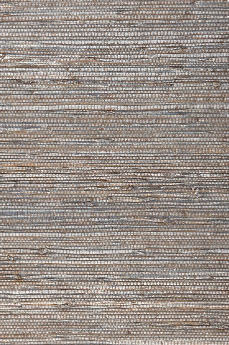 Natural Wallpaper Wallpaper Grasscloth 12 silver A4 Detail