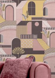 Wallpaper Verney shades of pink