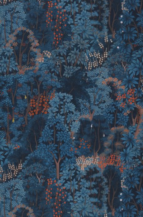 Non-woven Wallpaper Wallpaper Garden of the Gods blue Roll Width