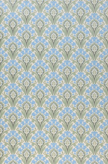 Art Nouveau Wallpaper Wallpaper Florence pastel blue Roll Width