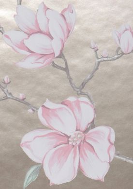 Magnolia Perlbeige Muster