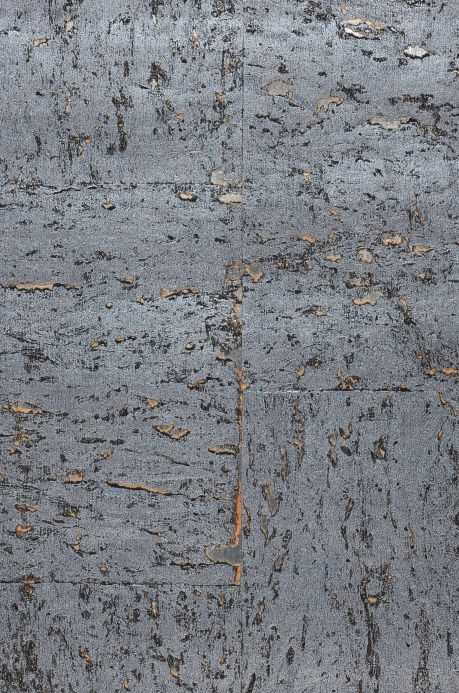 Papel de parede natural Papel de parede Cork on Roll 07 cinza escuro Detalhe A4