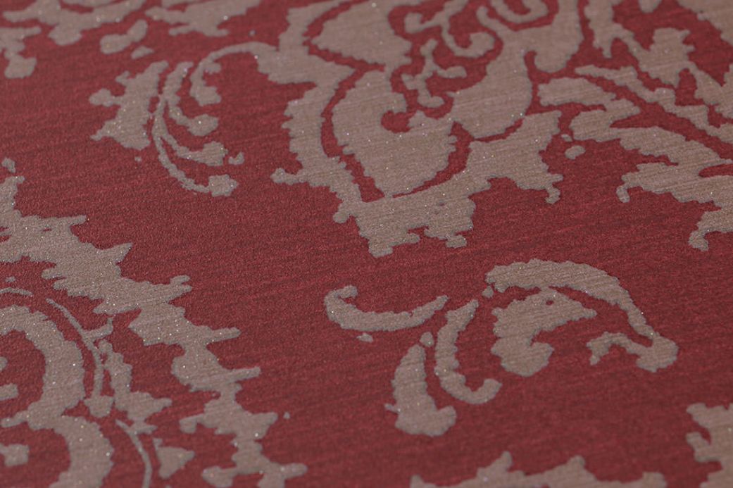 Archiv Wallpaper Heigold ruby red Detail View