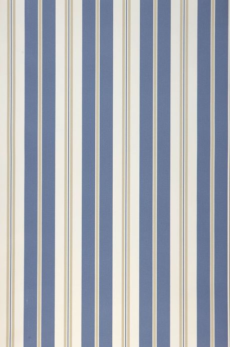 Striped Wallpaper Wallpaper Aminta light grey blue Roll Width