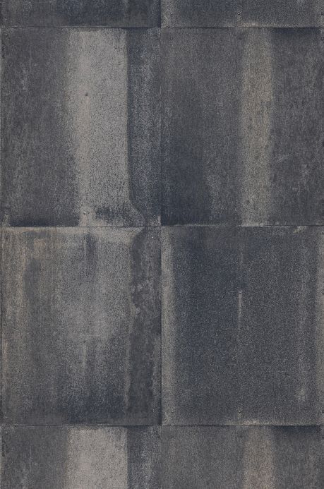 Papel de parede estilo industrial Papel de parede Runar tons de cinza Detalhe A4