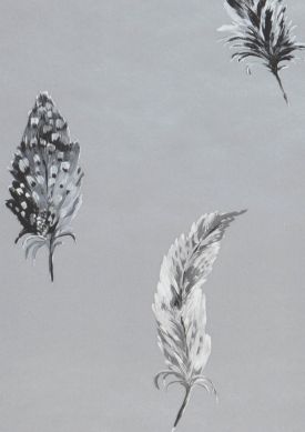 Feathers cinza claro pérola Amostra