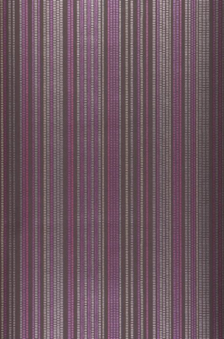 Archiv Papier peint Merletto violet cramoisi Largeur de lé