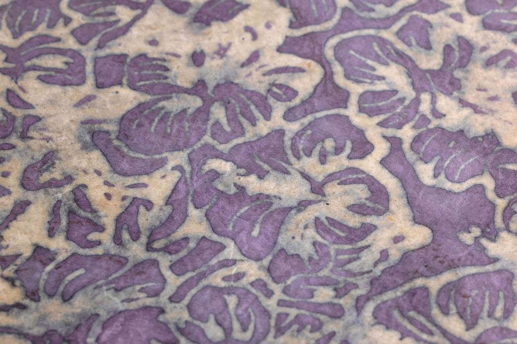 Paper-based Wallpaper Wallpaper Ekajata lilac Detail View