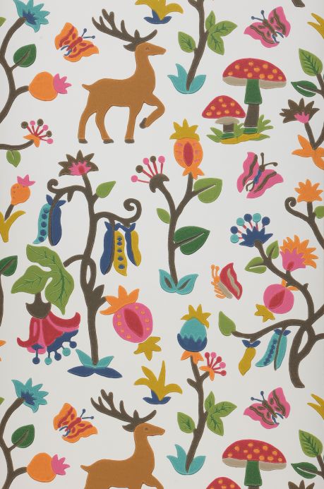 All Wallpaper Fairytale Forest white Roll Width