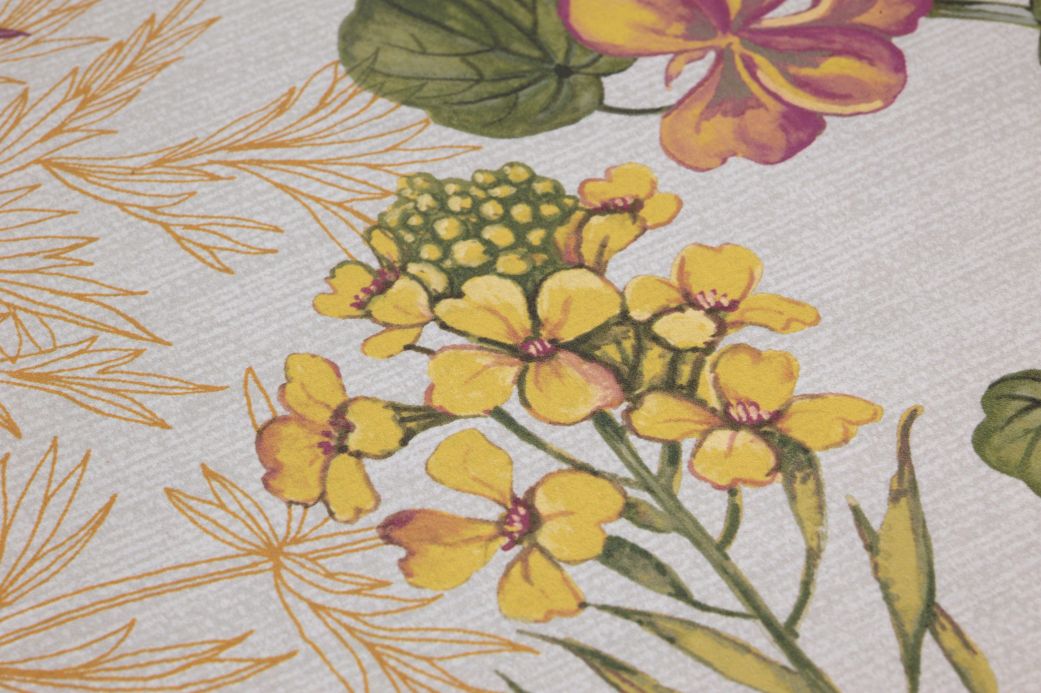 Botanical Wallpaper Wallpaper Evia cream Detail View