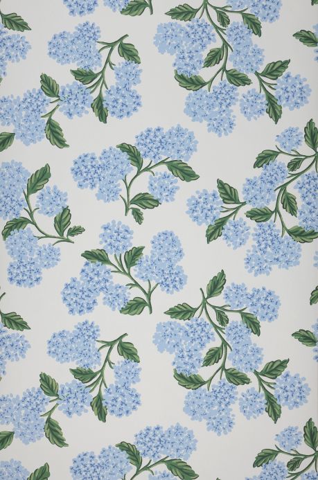 Floral Wallpaper Wallpaper Hydrangea white Roll Width