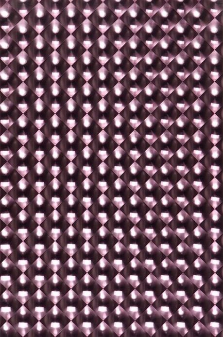 Papel de parede metálico Papel de parede Cassiopeia violeta lustre Largura do rolo