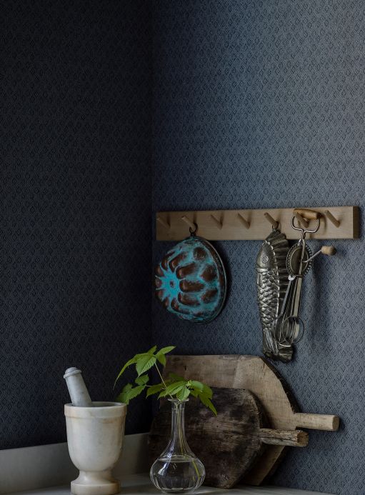 Archiv Papel pintado Jadus azul grisáceo Ver habitación