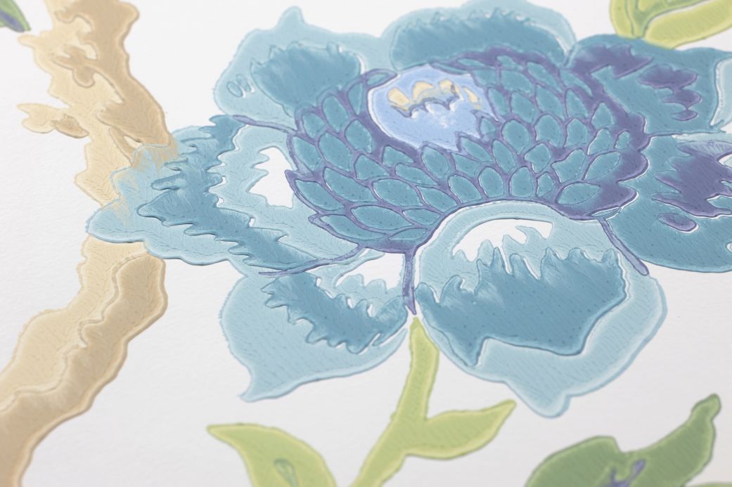 Archiv Papel pintado Sloana azul claro Ver detalle