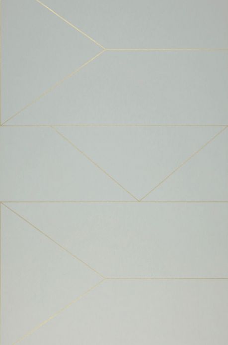 Geometric Wallpaper Wallpaper Lines pale pastel green Roll Width