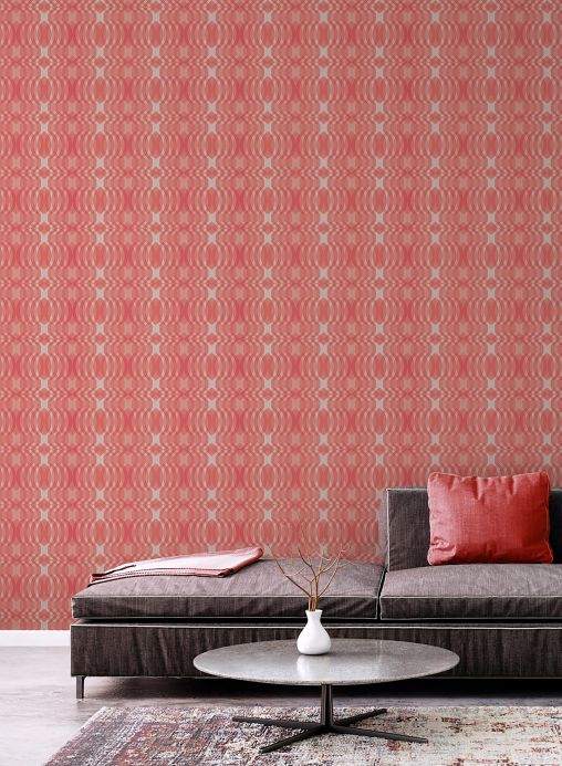 Colours Wallpaper Chakra shades of pink Room View
