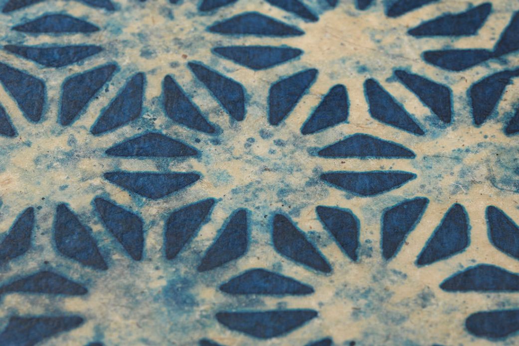 Designer Wallpaper Methok dark blue Detail View