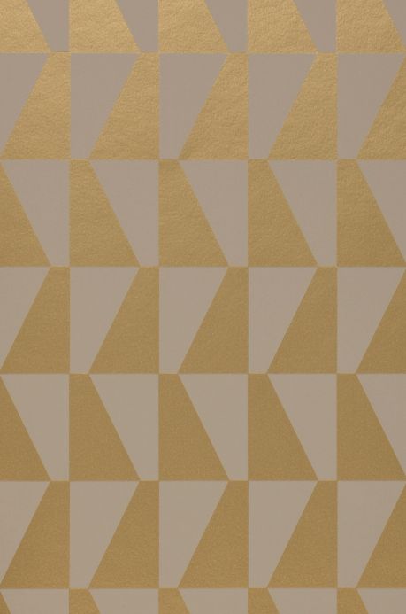 Papel de parede geométrico Papel de parede Balder ouro pérola Detalhe A4