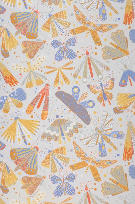 Butterfly Wallpaper Wallpaper Ingrid grey white Roll Width