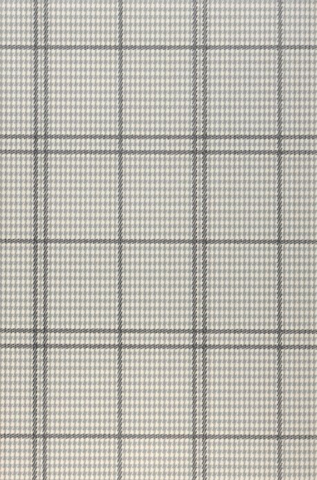 Textile Wallpaper Wallpaper Glencheck grey Roll Width