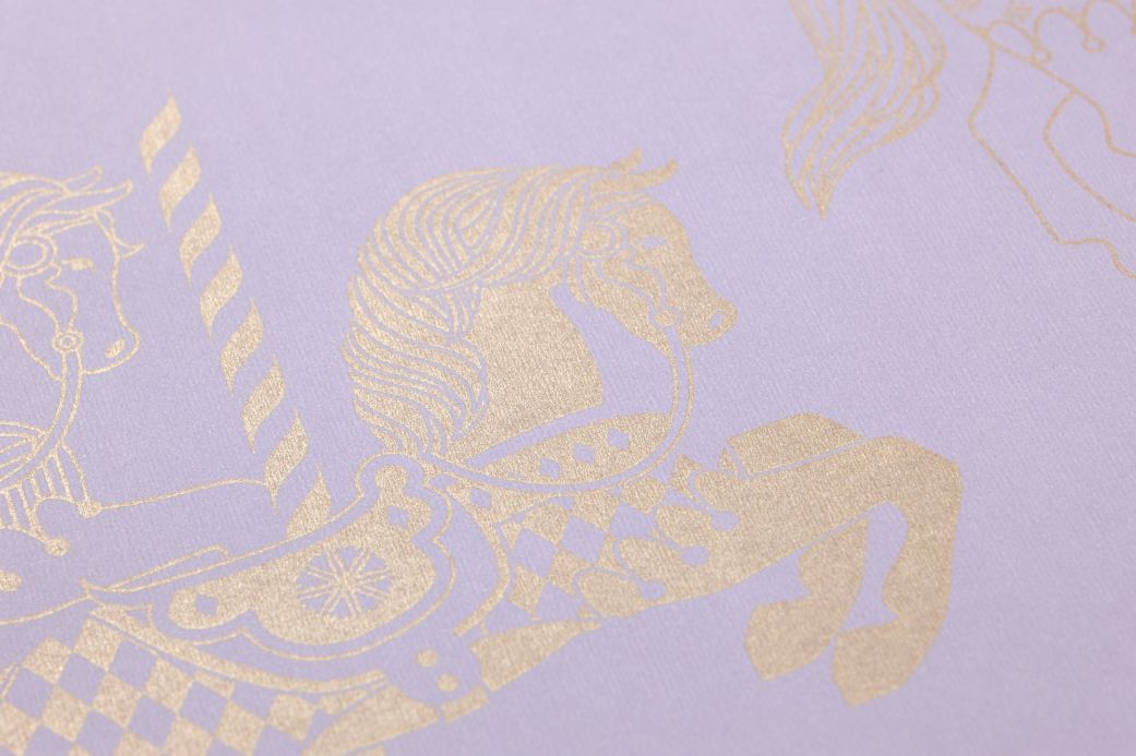 Children’s Wallpaper Wallpaper Trinity light lavender Detail View