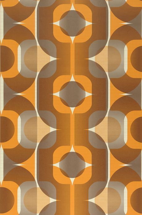 Wallpaper patterns Wallpaper Sinon orange Roll Width
