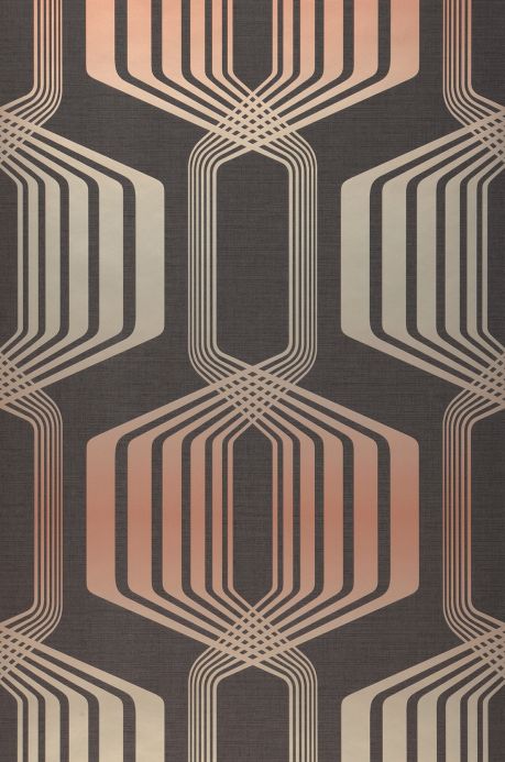 Paper-based Wallpaper Wallpaper Rumba grey brown Roll Width