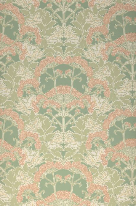 Art Nouveau Wallpaper Wallpaper Zarabia reseda-green Roll Width