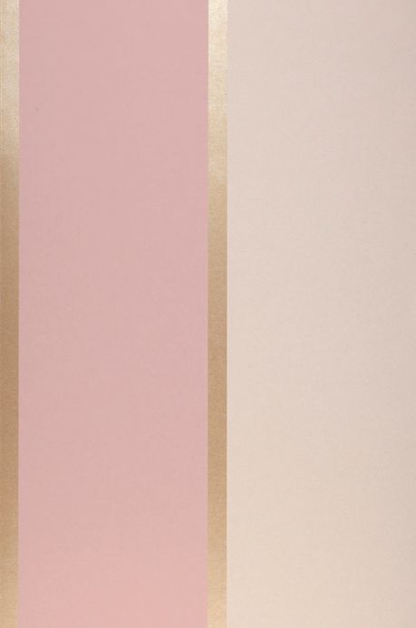 Papier peint à rayures Papier peint Tyra rosé clair Largeur de lé
