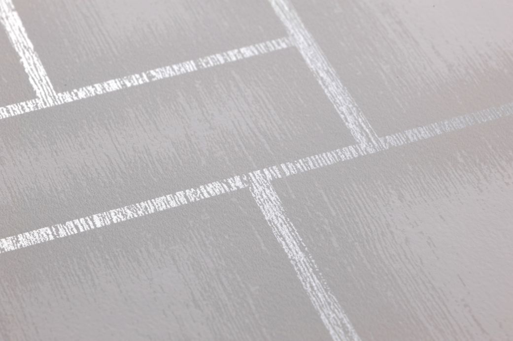 Geometric Wallpaper Wallpaper Adornado light grey Detail View