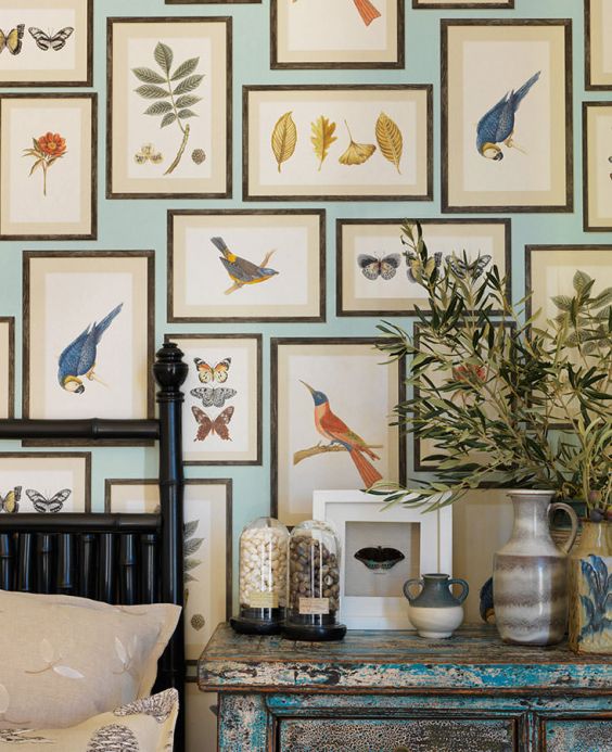 Bird Wallpaper Wallpaper Jara multi-coloured Room View