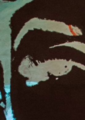 Andy Warhol - Marilyn Wasserblau Metallic Muster