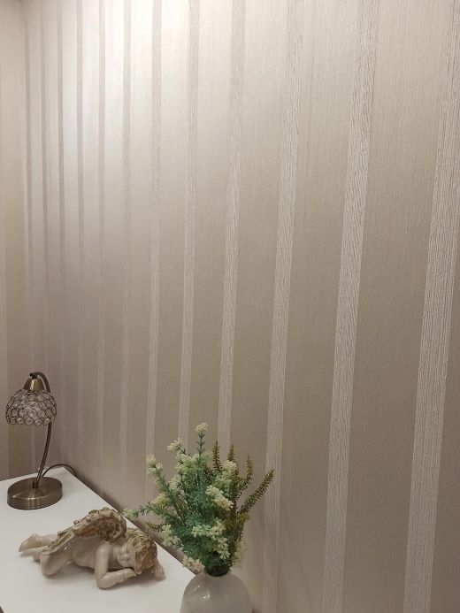 Textile Wallpaper Wallpaper Severus cream Room View