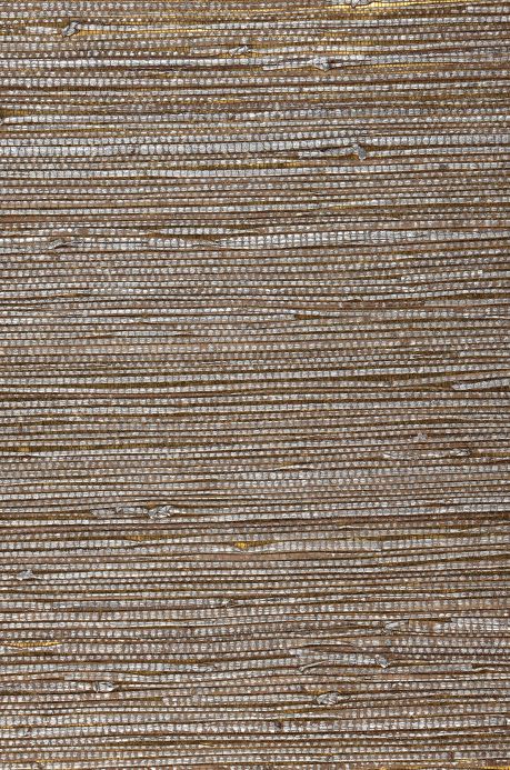 Paper-based Wallpaper Wallpaper Grasscloth 11 gold A4 Detail