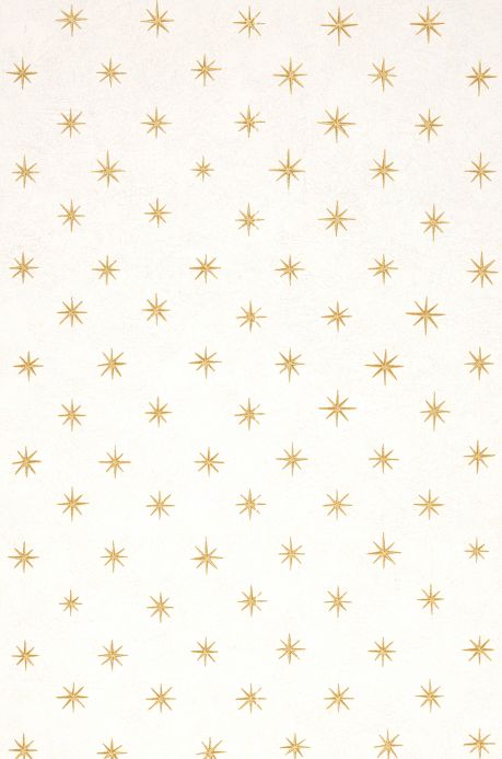 Papel de parede juvenil Papel de parede Golden Stars ouro brilhante Detalhe A4