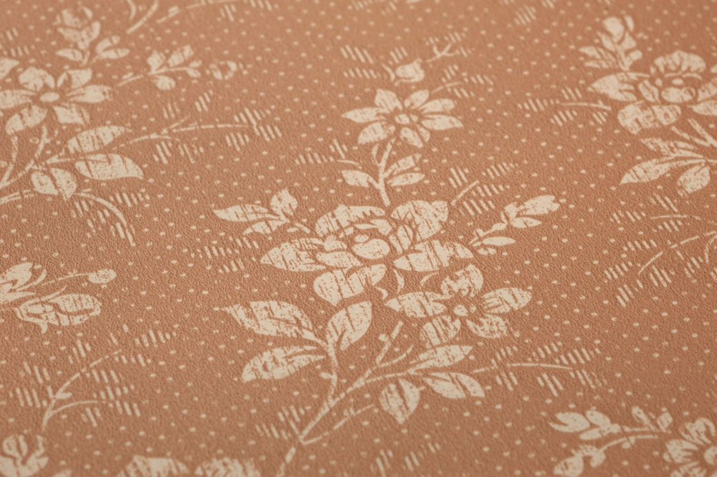 All Wallpaper Patricia beige red-grey Detail View
