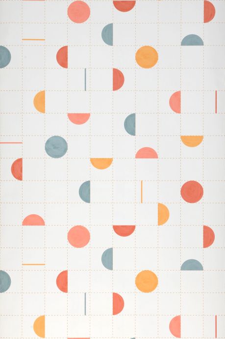 Geometric Wallpaper Wallpaper Ondas cream Roll Width