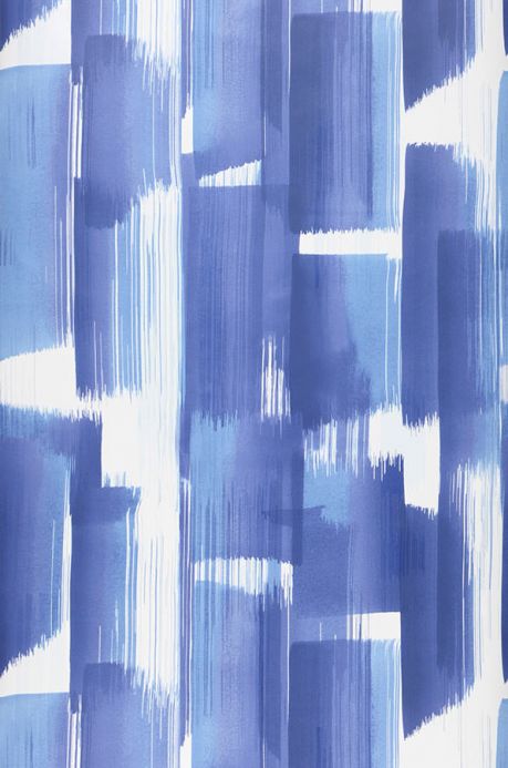 Striped Wallpaper Wallpaper Pandero shades of blue Roll Width