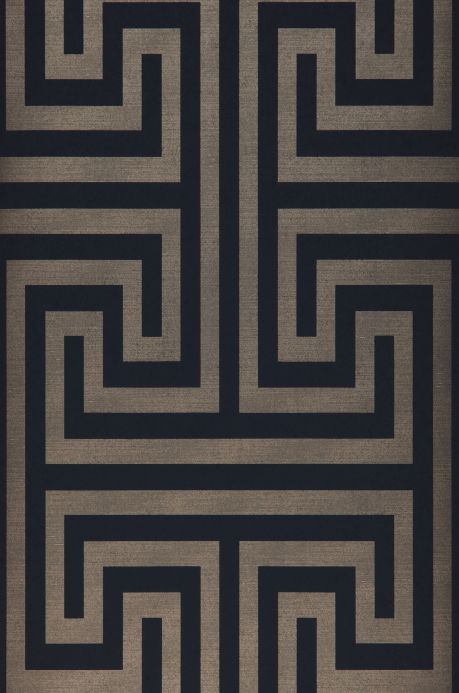 Geometric Wallpaper Wallpaper Mazzo blue grey Roll Width