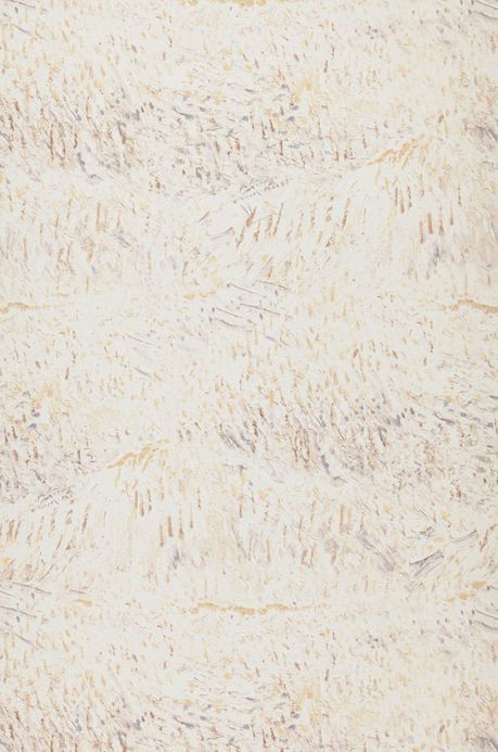 Papel de parede botânico Papel de parede VanGogh Meadow branco creme Largura do rolo