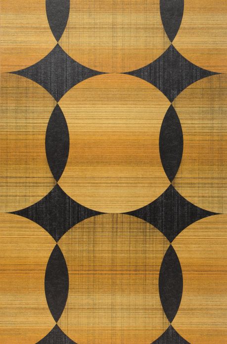 Geometric Wallpaper Wallpaper Kasavu gold yellow shimmer Roll Width