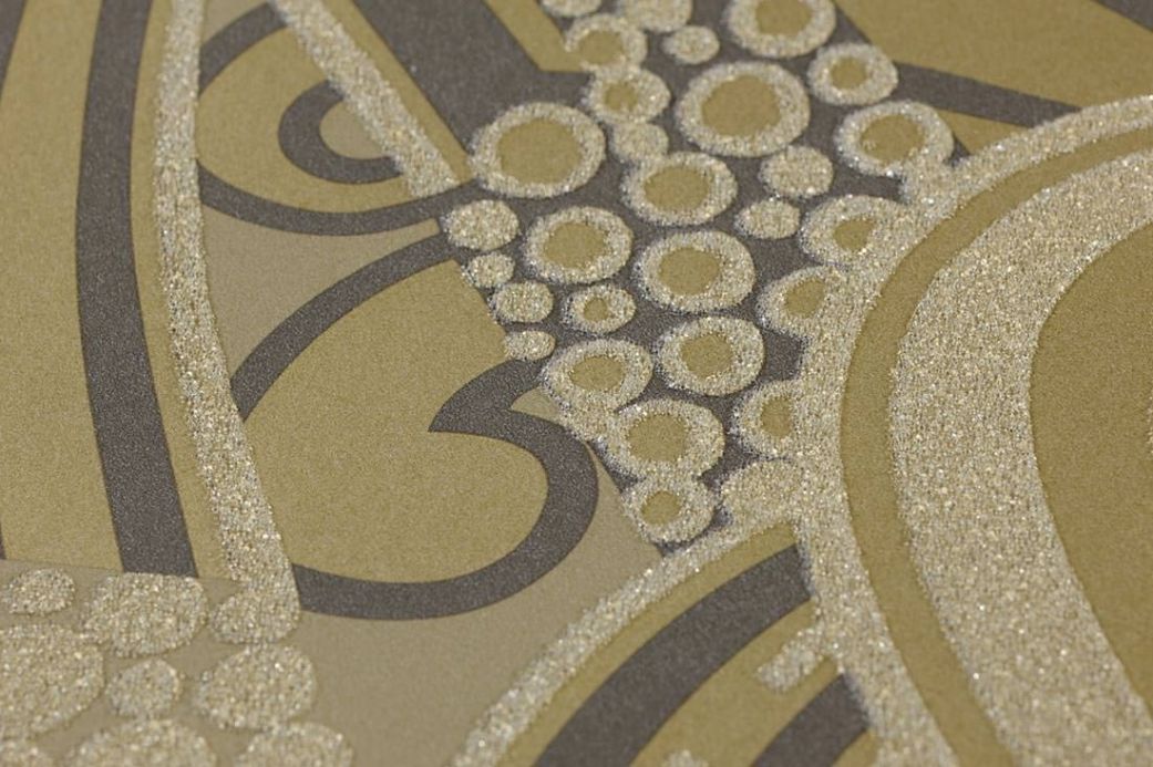 Archiv Wallpaper Kisum matt gold Detail View