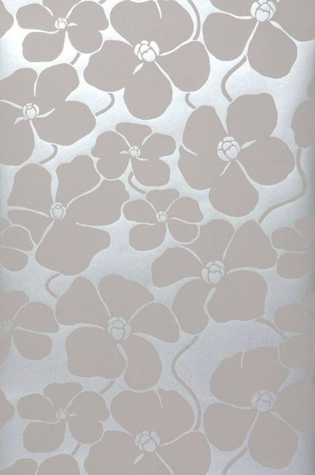 Archiv Papier peint Marici gris beige clair Largeur de lé