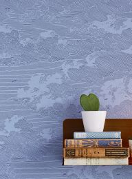 Papel de parede Skyward azul pombo