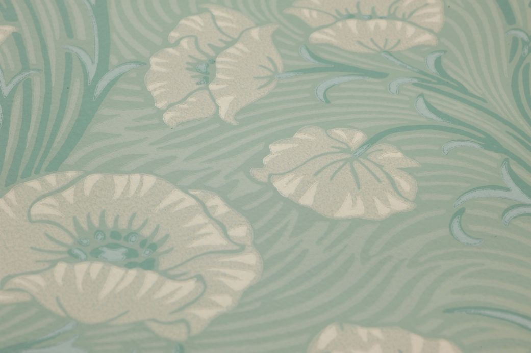 Wallpaper Wallpaper Scalaria mint green Detail View